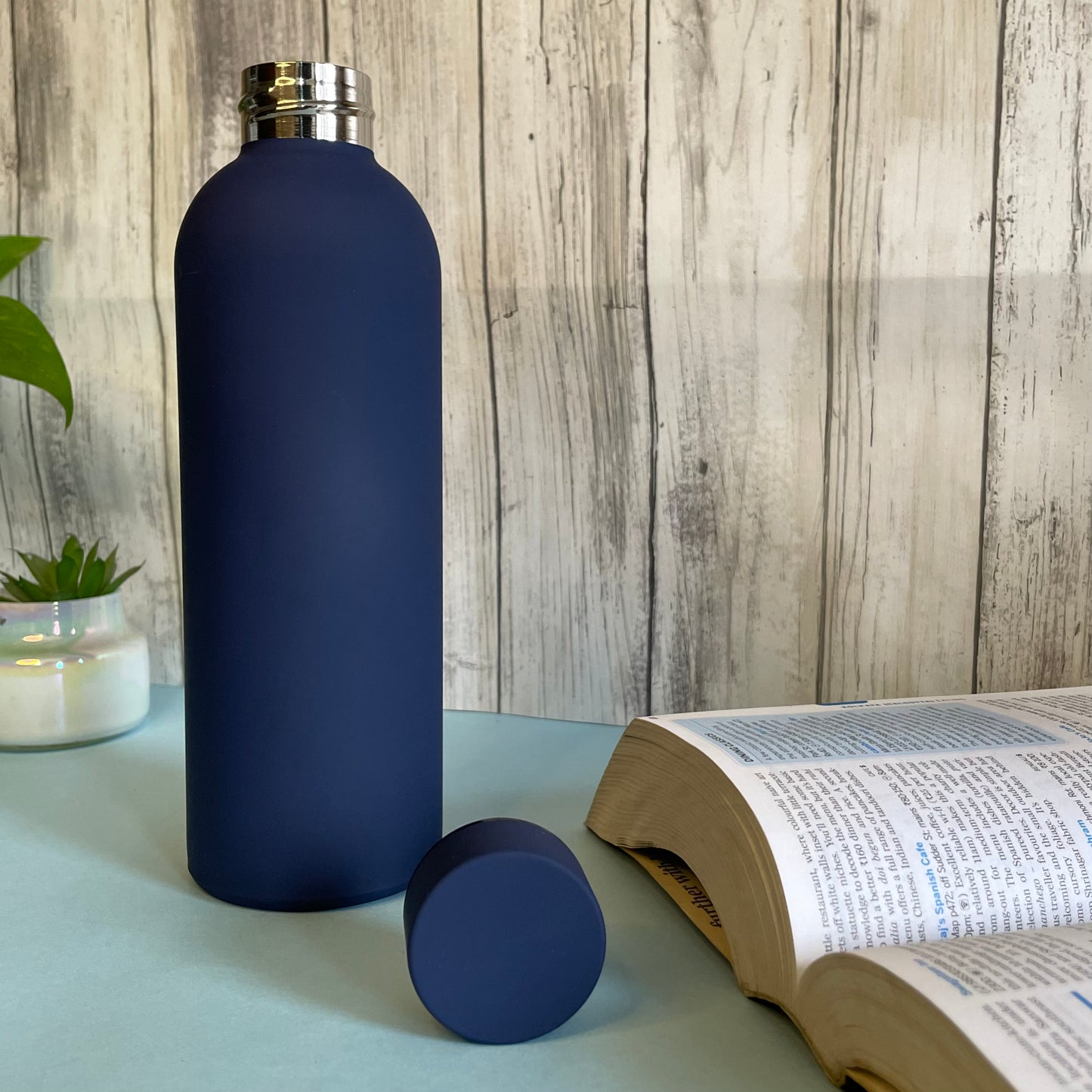 Insulated Stainless Steel Vacuum Flask 550ml | Hot and Cold Water Bottle | Leak-Proof Lids for Office, Gym, Travel and School | Silicone Coating | BPA Free & Non Toxic