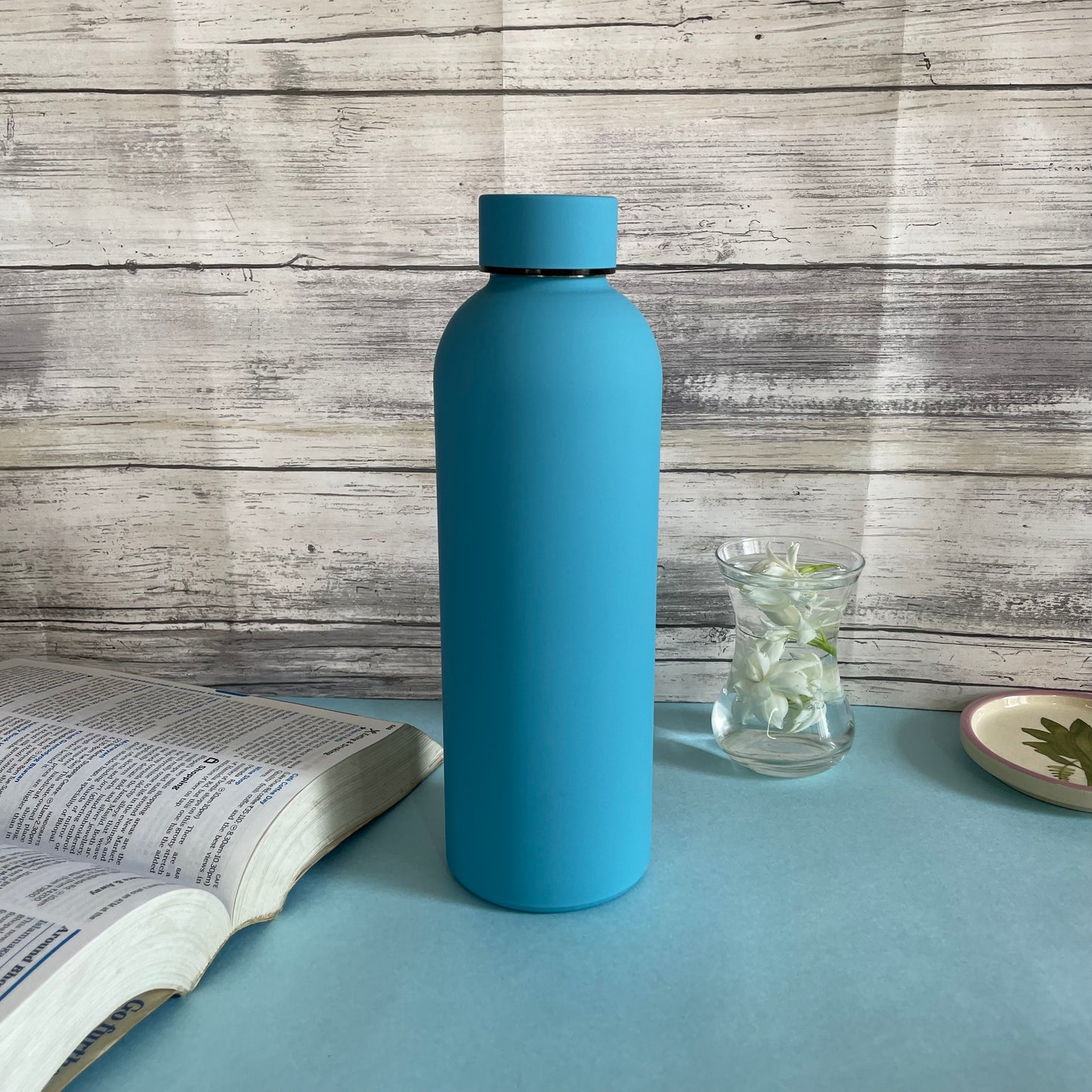 Insulated Stainless Steel Vacuum Flask 550ml | Hot and Cold Water Bottle | Leak-Proof Lids for Office, Gym, Travel and School | Silicone Coating | BPA Free & Non Toxic