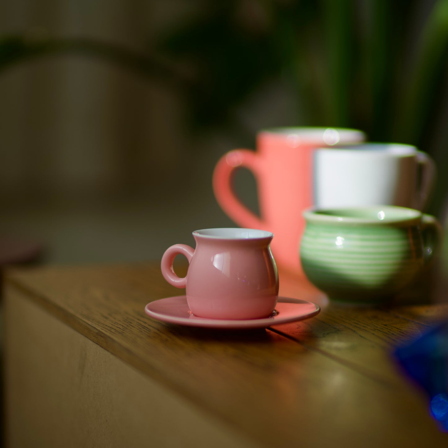 Pastel Pink Mini Espresso Cup and Saucer – Perfect Wake-Up Shots | Cute, Compact & Instagram-Worthy