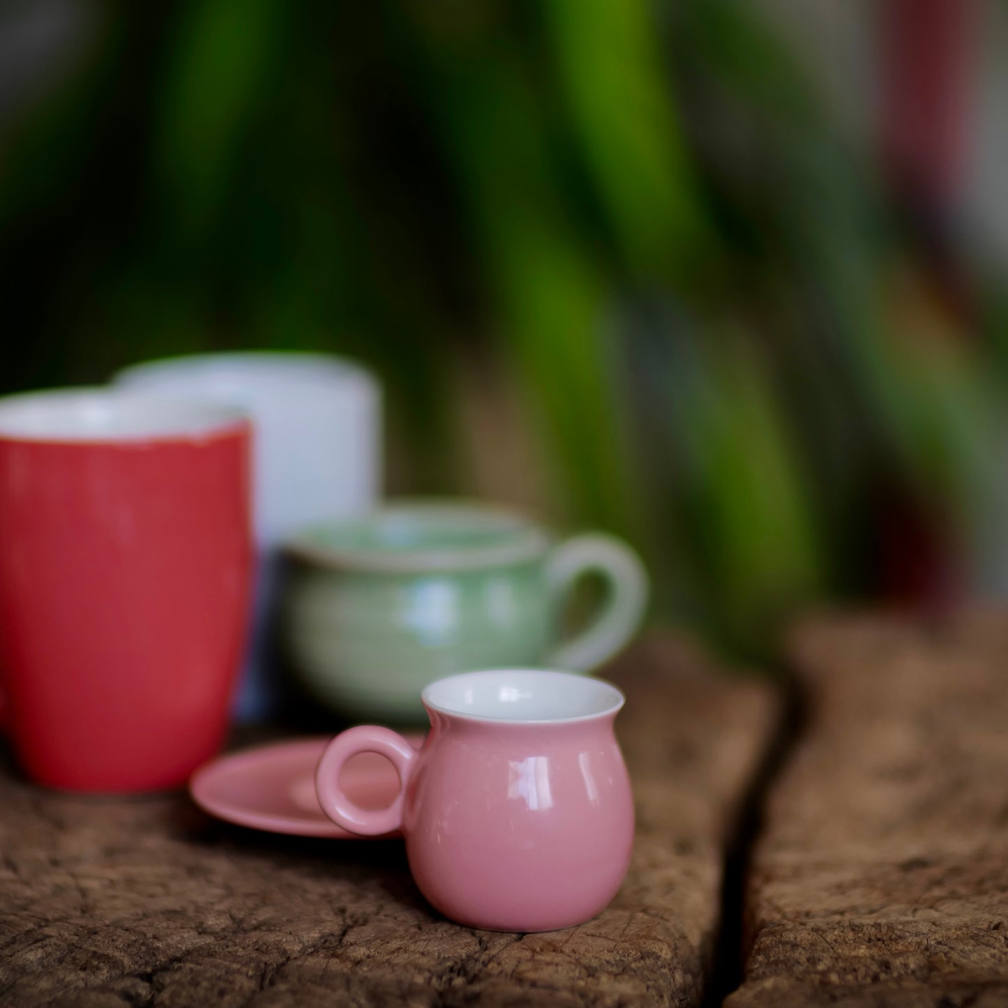 Pastel Pink Mini Espresso Cup and Saucer – Perfect Wake-Up Shots | Cute, Compact & Instagram-Worthy